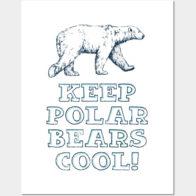 Keep Polar Bears Cool! (Worn) [Rx-tp] Wall Art by Roufxis